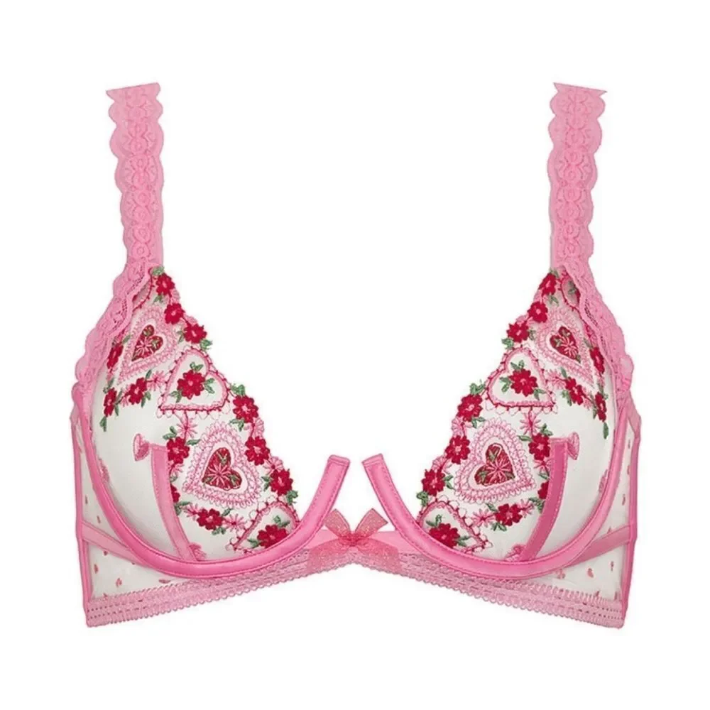 For Love and Lemons Whimsical Garden Underwire Bra 32A